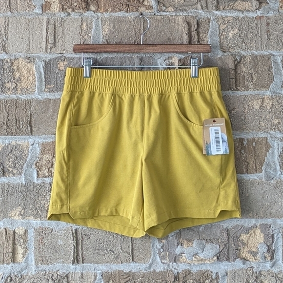 NWT Royal Robbins Cove Short Green Sulphur Size Small Hiking Outdoor Gorpcore - Picture 10 of 10